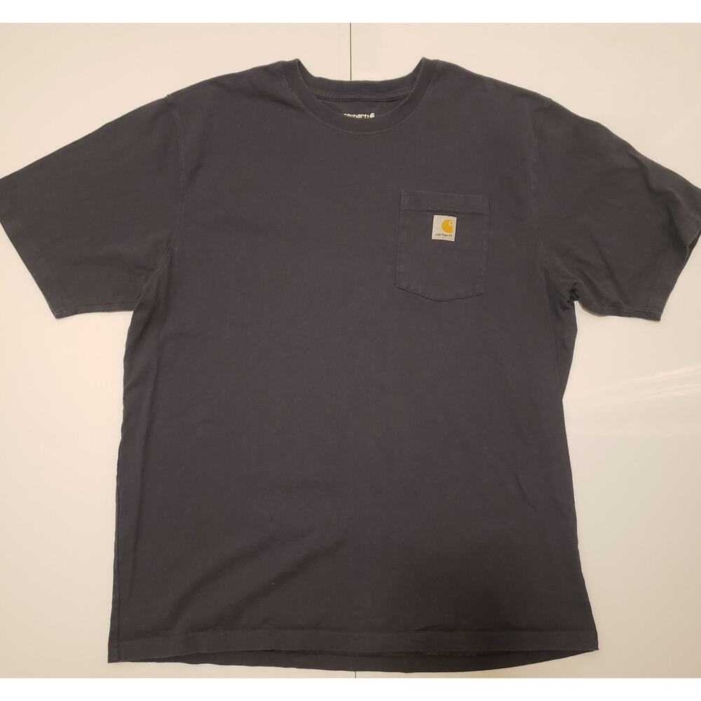 Carhartt Men's Loose Fit Pocket Workwear T-Shirt, Navy Size XL #D78C